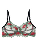 Sajiero Non Padded Bra Set - Verdelle - Green