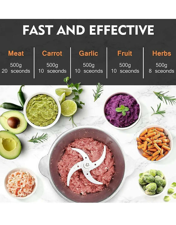 PREMEIUM QUALITY STEEL CHOPPER HIGH QUALITY VEGETABLE & MEAT CUTER