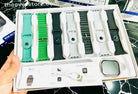 Crown S700 Series 10 Smart Watch with 7-in-1 Strap Bundle