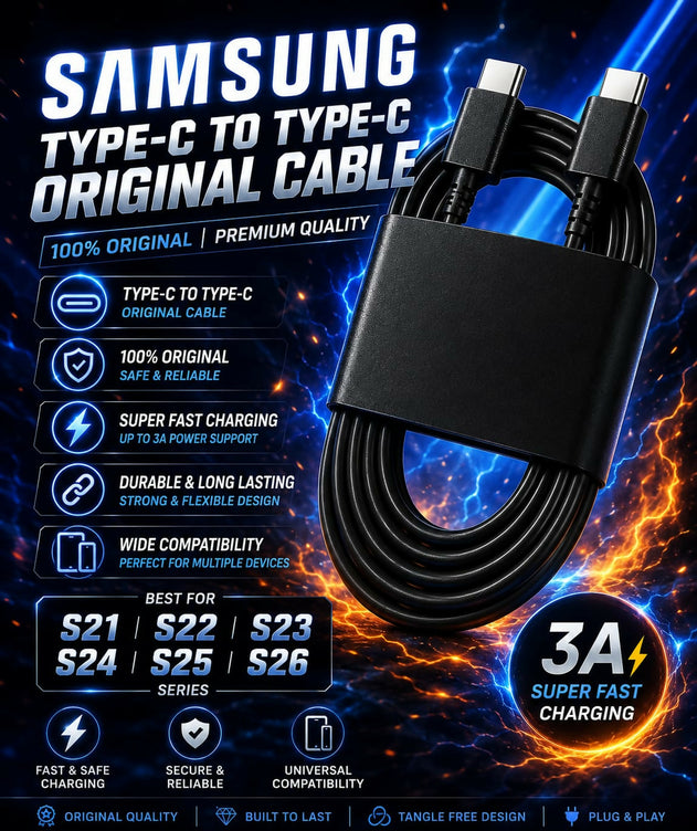Samsung Type-C to Type-C 3A Super Fast Charging Cable