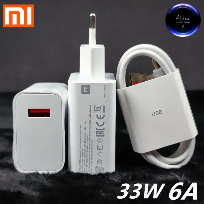 Xiaomi Mi 33W Turbo Charger with Type-C Cable (MDY-11-EZ)