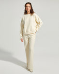 Sajiero Fleece Tracksuit -Warm Set - Lemon