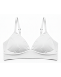 Sajiero Non-Padded - Comfort Bra - White