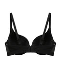 Sajiero Padded T-Shirt Bra -Soft Glow - Black
