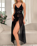 Sajiero Babydoll Lingerie  - Lovelle - Black