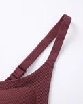 Sajiero Padded Seamless Curve Bra - Maroon