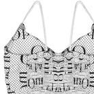 Sajiero Bralette - Dots Strappy White