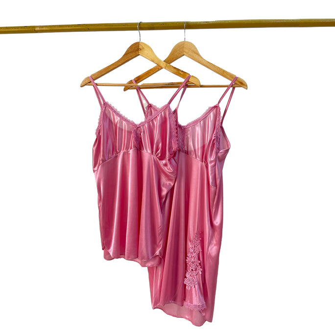 Sajiero Royal Bridal Silk 5pcs Nightgown set