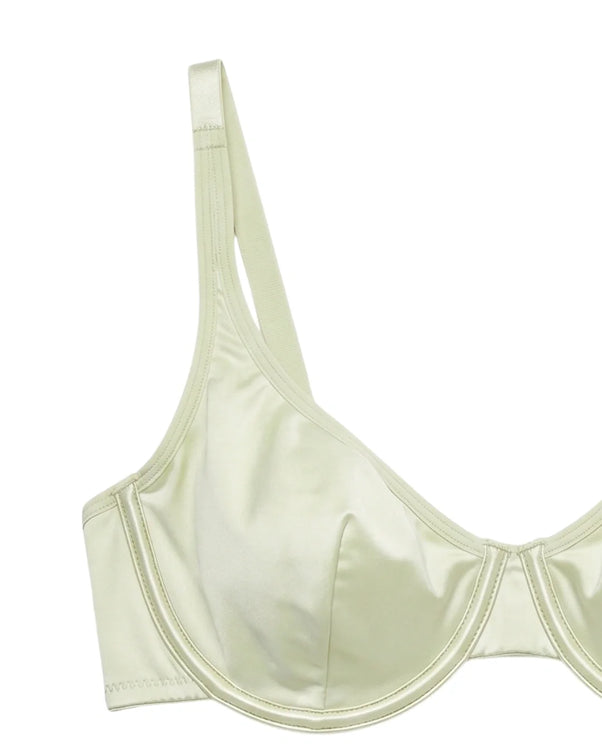Sajiero Non-Padded Bra Set -  Camille - Soft Green