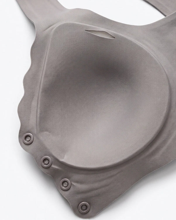 Sajiero Front-Button Bra - Zova - Brown