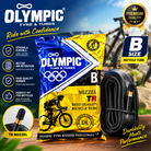 Olympic Heavy Duty Bicycle Tube (Size 20x2.25) - TR Nozzle Premium Quality