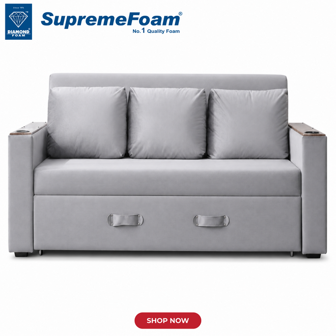 Diamond Supreme Foam Inbox Sofa Cum Bed | Diamond Foam Official Store
