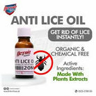 Anti Lice Oil – Chemical-Free Organic Hair Treatment for Lice & Itchy Scalp (60ml)