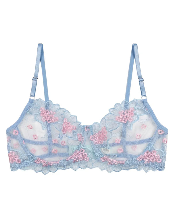 Sajiero Non Padded Bra Set - Verdelle - Blue