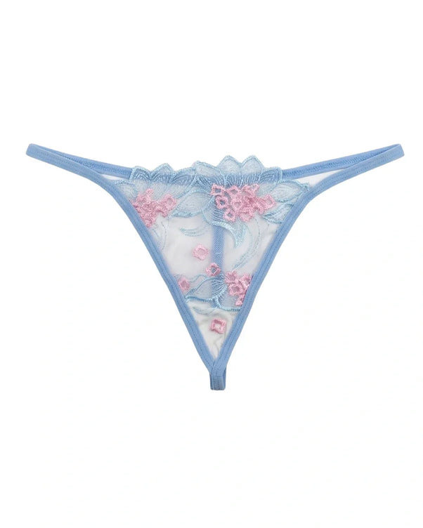 Sajiero Non Padded Bra Set - Verdelle - Blue