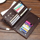 Premium Long Zipper Wallet / Travel Clutch Wallet
