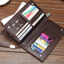 Premium Long Zipper Wallet / Travel Clutch Wallet