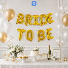 Bride To Be Foil Letter Balloon Set