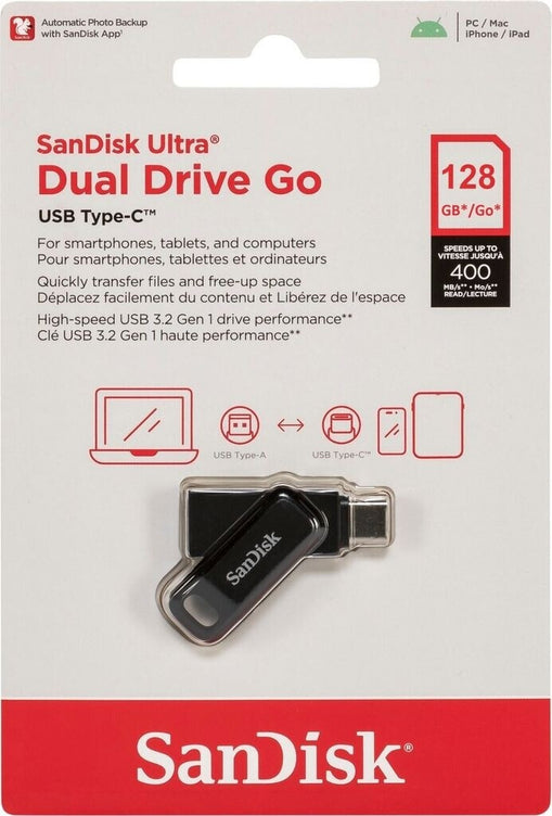 SandDisk Ultra Dual Drive Go USB 3.2 Gen 1 ( Type-C 128GB ).