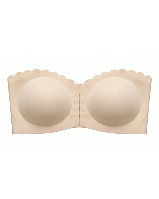 Sajiero Seamless Padded Bra - Invisia - Skin