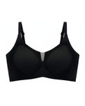 Sajiero Padded Seamless Curve Bra - Black