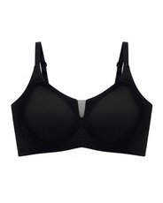 Sajiero Padded Seamless Curve Bra - Black