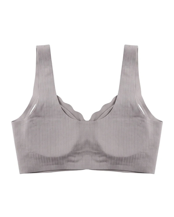 Sajiero Front-Button Bra - Zova - Brown