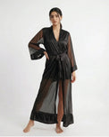 Sajiero Gown Set - Rinny Silk - Black