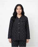 Sajiero Linen Pajama Suit - Blushy Heart - White