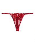 Sajiero Non Padded Bra Set - Petal Luxe - Red