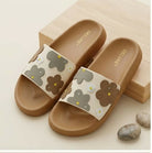 Deluxe Footwear Ultra Soft Sole Slipper for Women – Floral Printed Premium Cushion Slides for Girls
