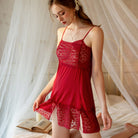 Sajiero Babydoll Lingerie  - Lace Chemise