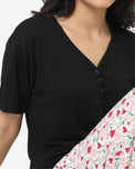 Sajiero Cotton PJ Set - Heart Petal