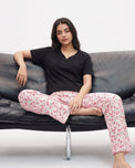 Sajiero Cotton PJ Set - Heart Petal