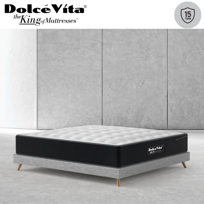 Dolce Vita Supreme Passione Pocket Spring Mattress | Urban Series | 15 Years Brand Warranty