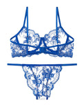Sajiero Non Padded Bra Set - Florisse - Blue