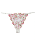 Sajiero Non Padded Bra Set - Noir Rose - Pink