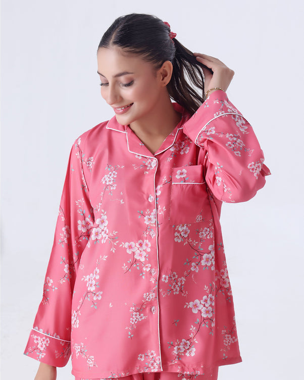 Sajiero Summer Pajama Suit - Cozy Pink