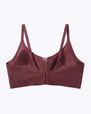 Sajiero Padded Seamless Curve Bra - Maroon