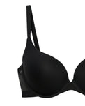 Sajiero Padded T-Shirt Bra -Soft Glow - Black