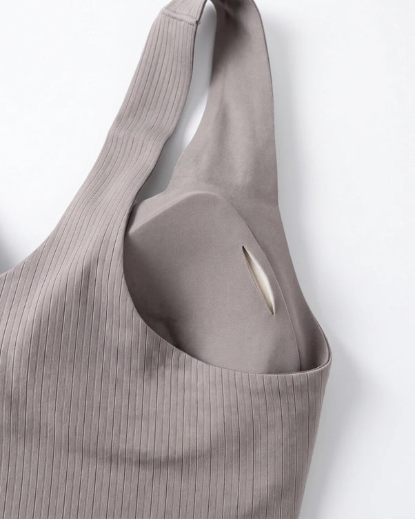 Sajiero Front-Button Bra - Zova - Brown