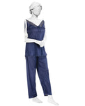 Sajiero Jersey Silk 2pcs Gown Set