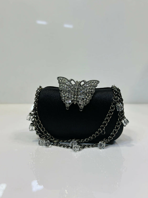 Luxury Shimmer Party Clutch Bag for Women - Elegant Evening & Wedding Purse