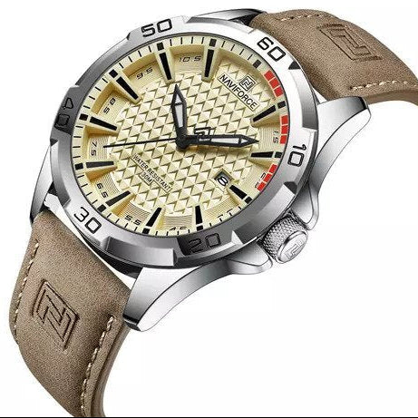 Naviforce NF 8023 Exclusive Date Edition Men Watch With Official Warranty