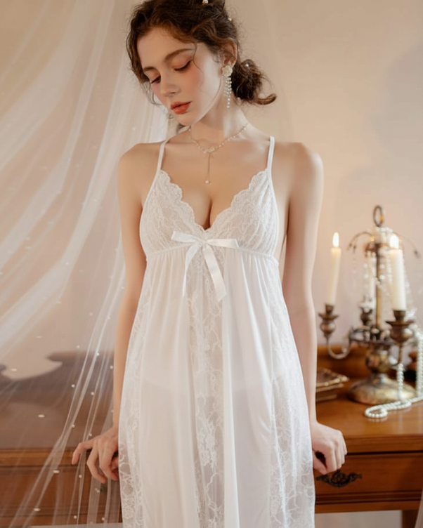 Sajiero Babydoll Lingerie  -  Glimmer Lace