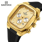 Naviforce NF 8037 Square Chronograph Edition Men Watch With Official Warranty