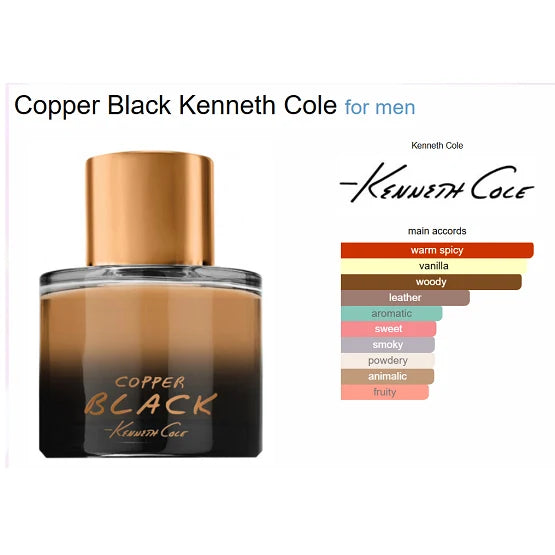Kenneth Cole Copper Black Eau De Toilette for Men 100ml (608940580929)