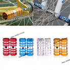 Durable Aluminum Alloy BICYCLE Foot PIN - Non-Slip Front & Rear Axle Footrests
