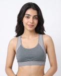Sajiero Sports Bra - Zen Flex - Echo Grey