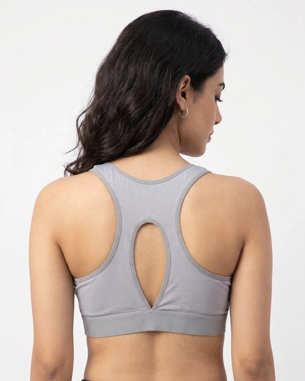 Sajiero Sports Bra - Zen Flex - Echo Grey
